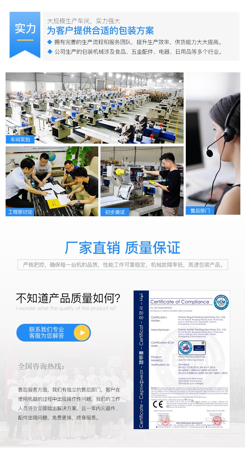BG-600XW往復(fù)式下走膜枕式包裝機